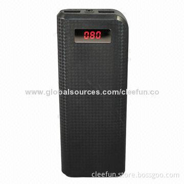 Portable Mobile Phone Charger with duoble USB ports for iPad and for iPhone
